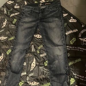 7FAM Gwenevere Skinny Jeans with Ankle Zip - 30/10